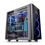 Thermaltake View 31 Tempered Glass Edition ATX fekete gamer számítógép ház