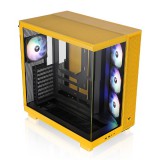 Thermaltake View 380 XL TG ARGB Midi Torony Számítógépház - Sárga/Fekete (CA-11E-00M4WN-00)