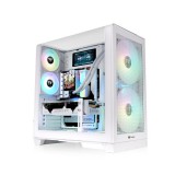 Thermaltake View 390 Air táp nélküli ablakos Mid Tower számítógépház fehér
