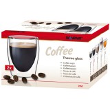 Thermo coffee kávé duplafalú pohár 2 db-os