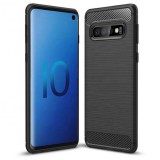 THOMAX Samsung S20 Plus Simple Black TPU - Fekete