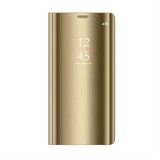THOMAX Samsung S20 Plus Smart Clear View Könyvtok - Arany