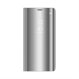 THOMAX Samsung S20 Plus Smart Clear View Könyvtok - Ezüst