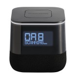 Thomson CR80 Asztali Rádiós ébresztőóra és Telefontöltő - Fekete (CR80)