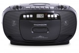 Thomson RK200CD, 2.4 W, FM, CD, AUX,, Fekete-Ezüst, CD-s Rádió