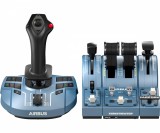 ThrustMaster TCA Captain Pack X Airbus Edition, PC, Xbox Series X|S, 2x USB-A, 1x USB-C, Kék joystick szett
