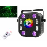 Thunder Germany Thunder MG-490 Magic Ball fényeffekt +RGBW LED, +UV, +Stroboszkóp, +Lézer, (60W) +DMX