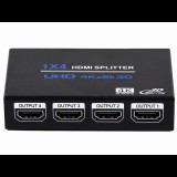 Thunder Germany Thunder SPL-114, 1×4 HDMI 4K elosztó, 3D (fém ház)