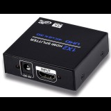 Thunder Germany Thunder SPL-142, 1×2 HDMI 4K kisméretű elosztó (fém ház)