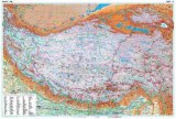 Tibet domborzati falitérkép - GiziMap