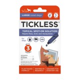 Tickless bolha- és kullancsriasztó spot-on kistestű kutyáknak (40 kg felett) – 5 × 3 ml
