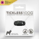 Tickless Mini Dog ultrahangos kullancs- és bolhariasztó kutyáknak (Fekete)