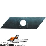 Tielburger KB002-001 fűnyíró kés, L 205 mm, Ø tengely furat 25,4 mm