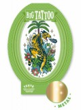 Tigrisek - Tetováló matricák fémes hatás - Tiger - Djeco