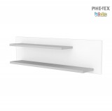 Timba Erik 1000-es duplapolcos falipolc ezüst-fehér