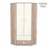 Timba Viki sarokszekrény krém-fűz