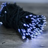 Timeless Tools 100 LED-es napelemes kerti fényfüzér, hidegfehér, 20 m