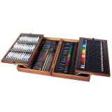 Timeless Tools 174 részes festő-és rajzkészlet praktikus, fa díszdobozban