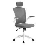 Timeless Tools Ergonomikus irodai szék deréktámasszal, fejtámlával - szürke
