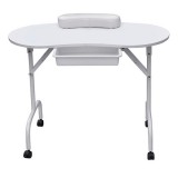 Timeless Tools Hordozható manikűr asztal ajándék táskával, fehér színben