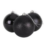 Timeless Tools Karácsonyfagömb, karácsonyi dísz, 112 részes - fekete