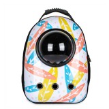 Timeless Tools Kisállat hordozó hátizsák - fehér faleveles