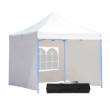 Timeless Tools Összecsukható fémvázas kerti pavilon 2,9X2,9m - oldalfallal és hordtáskával - fehér