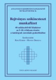 TINTA KÖNYVKIADÓ KFT Gryllus Vilmos: Rejtvényes szókincsteszt munkafüzet - könyv
