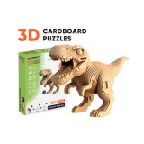 Tirannosaurus 3D festhető fapuzzle (Cartonic)