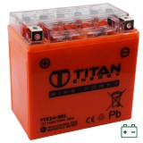 Titan Energy Bike Power YTX14-GEL (YTX14-BS) 12V 14Ah 240A Motor akkumulátor BAL+