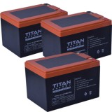 TitanEnergy CyclicPower Titan Energy 12V 14Ah Ciklikus zselés akkumulátor elektromos kerékpárba-36V-os csomag ingyen szállítással