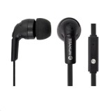 Titanum TH109K mikrofonos sztereó fülhallgató fekete (TH109K) - Fülhallgató