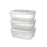 TITIZ IRIS ARIA tároló doboz szett 3 darabos, 3x850ml AP-9257 (AP-9257)