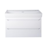 TMP SHARP 100 fali fürdőszobabútor - CeraStyle SHARP - 37600 DUPLA csaplyukas mosdóval - 100 x 48 cm