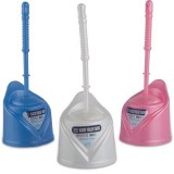 Toalett kefe, Wc kefe, tartóval, müanyag FEHÉR