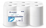 Toalettpapír, 2 rétegű, 12 tekercses, LUCART Strong L-One mini 180, hófehér (UBC76)