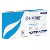 Toalettpapír, 2 rétegű, kistekercses, 8 tekercses, LUCART "Strong 2.150", fehér [8 tek]
