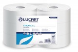 Toalettpapír, 2 rétegű, nagytekercses, 26 cm átmérő, LUCART, Strong, hófehér (UBC17)