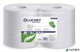 Toalettpapír, 2 rétegű, nagytekercses, 28 cm átmérő, LUCART, "Eco 28 J", fehér