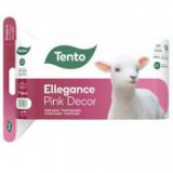 Toalettpapír, 3 rétegű, 16 tekercses, TENTO "Ellegance Pink Decor", fehér [16 tek]
