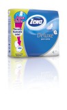 Toalettpapír, 3 rétegű, 4 tekercses, ZEWA "Deluxe", fehér