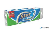 . Toalettpapír, 3 rétegű, kistekercses, 10 tekercs, 'Star Trio'