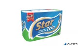 . Toalettpapír, 3 rétegű, kistekercses, 24 tekercs, 'Star Trio'
