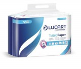 Toalettpapír, 3 rétegű, kistekercses, 24 tekercs, LUCART Cash and Carry Strong 3.24, fehér (UBC61)