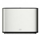 Toalettpapír adagoló, T2 rendszer, TORK "Mini jumbo", metál-fekete