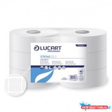Toalettpapír LUCART Strong Midi 23J 2 rétegű hófehér 185m