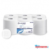 Toalettpapír LUCART Strong Mini 19J 2 rétegű hófehér 130m