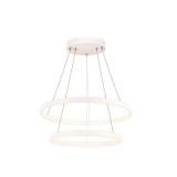 Több ágú függeszték, 80cm átmérő, lefelé és felfelé világít, fehér, 3000K/4000K CCT kapcsolóval, 2100 lm, CRI 90, 130°, SLV One Double 1004768