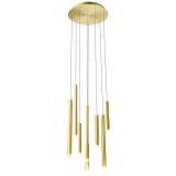 Több ágú függeszték, arany, 3000K melegfehér, beépített LED, 2176 lm, Redo Madison 01-2050