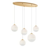 Több ágú függeszték, arany, E27, Redo Berry 01-2272